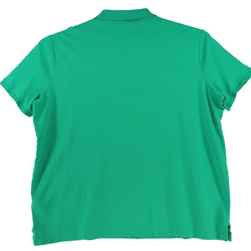 Ralph Lauren Mens Classic Fit Polo Shirt Kelly Green Short Sleeve Cotton XXL